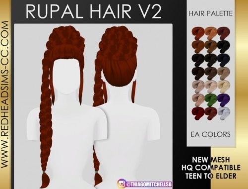 RUPAUL HAIR at REDHEADSIMS