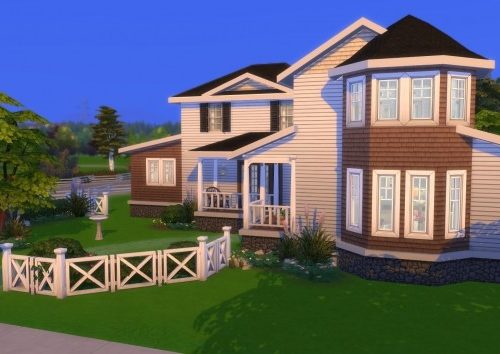 Rural Family Home NO CC by wouterfan at Mod The Sims