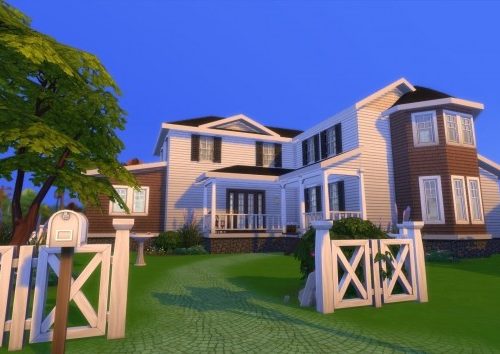 Rural Family Home NO CC by wouterfan at Mod The Sims