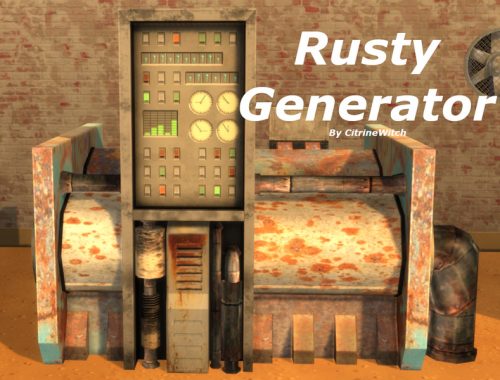Rusted Generator-REQUIRES GET TO WORK