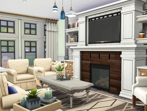 RUSTIC COUNTRY CRAFTSMAN FAMILY HOME at Aveline Sims