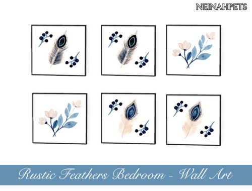 Rustic Feathers Bedroom Pt I {Mesh Required}