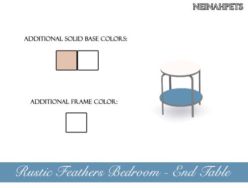 Rustic Feathers Bedroom Pt I {Mesh Required}