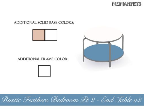 Rustic Feathers Bedroom Pt II {Mesh Required}
