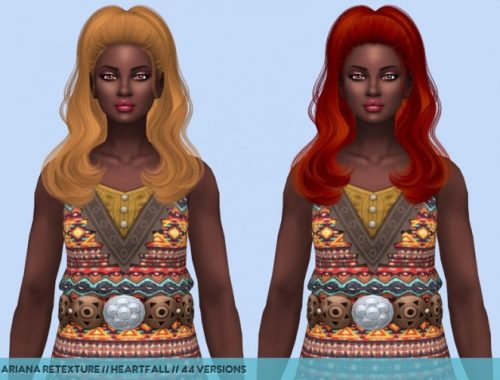 S-club hair retextures part 2 at Heartfall