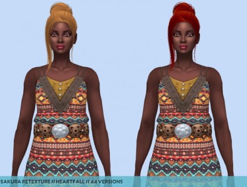 S-club hair retextures part 2 at Heartfall