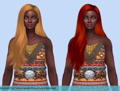 S-club hair retextures part 2 at Heartfall
