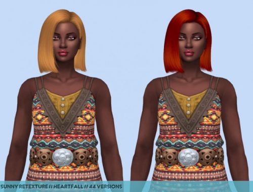 S-club hair retextures part 2 at Heartfall