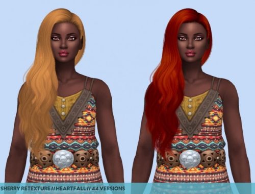 S-club hair retextures part 2 at Heartfall