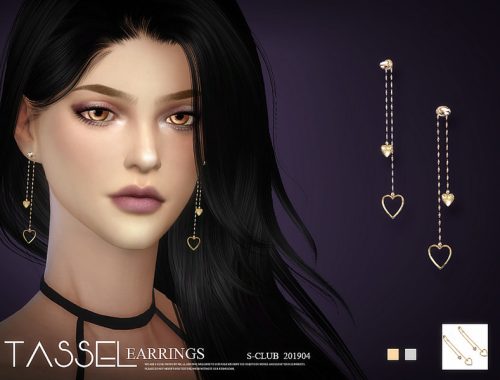 S-Club ts4 LL EARRINGS 201905