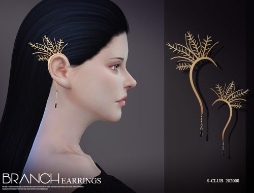 S-Club ts4 LL EARRINGS 202008