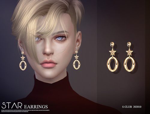 S-Club ts4 LL EARRINGS 202010