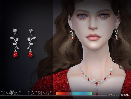 S-Club ts4 LL EARRINGS 202013