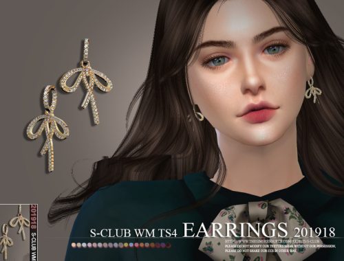 S-Club ts4 WM EARRINGS 201918
