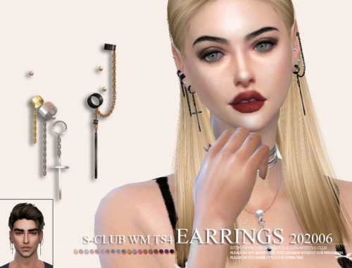S-Club ts4 WM EARRINGS 202006
