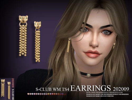 S-Club ts4 WM EARRINGS 202009