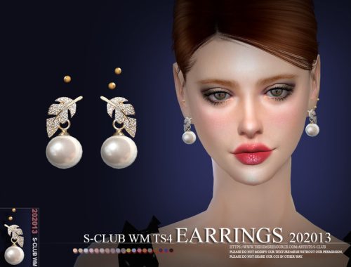 S-Club ts4 WM EARRINGS 202013