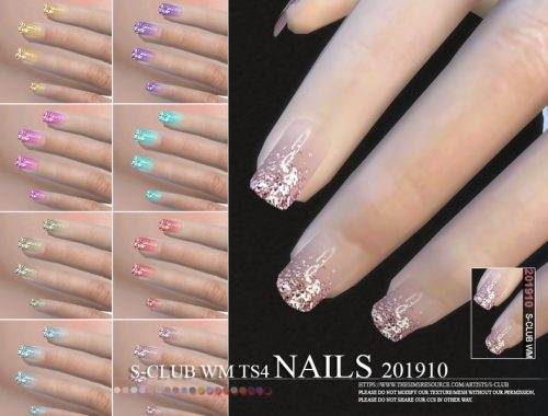 S-Club ts4 WM Nails 201910