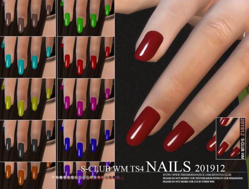 S-Club ts4 WM Nails 201912