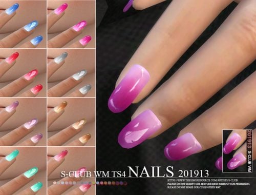 S-Club ts4 WM Nails 201913