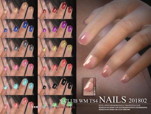 S-Club ts4 WM Nails 202003