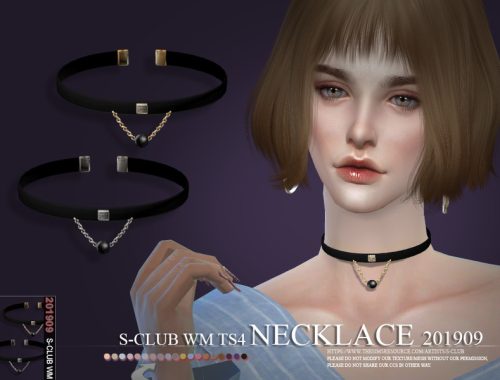 S-Club ts4 WM Necklace 201909