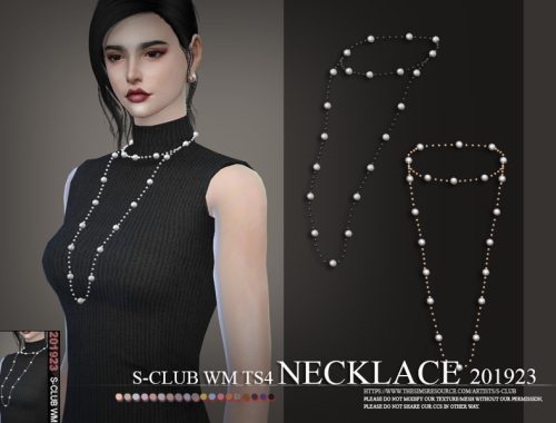 S-Club ts4 WM Necklace 201923