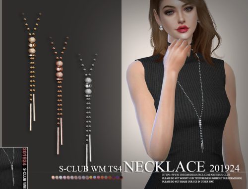 S-Club ts4 WM Necklace 201924