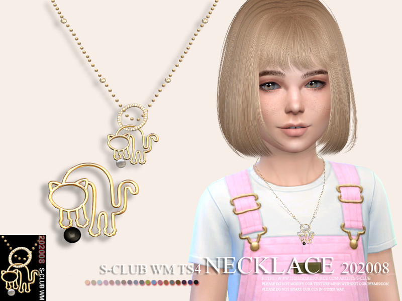 S Club Ts4 Wm Necklace 202008 The Sims 4 Catalog