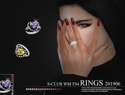 S-Club ts4 WM RINGS 201906