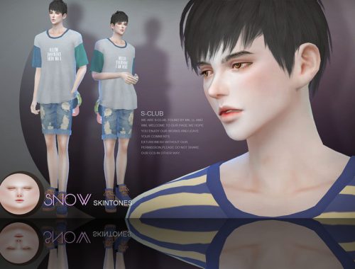 S-Club ts4 WMLL HS Snow Elf skintones(ALL AGE) 4.0