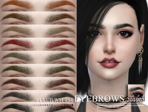S-Club WM ts4 Eyebrows 201905