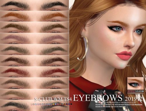 S-Club WM ts4 Eyebrows 201912