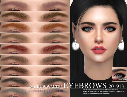 S-Club WM ts4 Eyebrows 201913