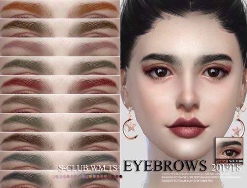 S-Club WM ts4 Eyebrows 201918
