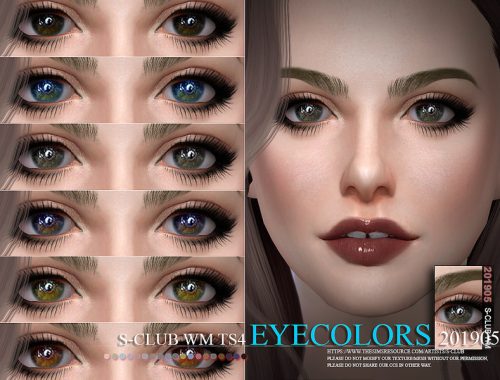 S-Club WM ts4 Eyecolors 201905