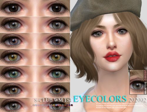 S-Club WM ts4 Eyecolors 202002