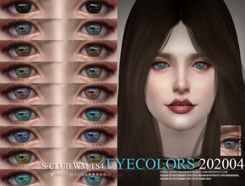 S-Club WM ts4 Eyecolors 202004
