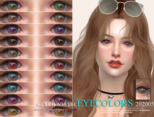 S-Club WM ts4 Eyecolors 202005