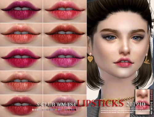 S-Club WM ts4 Lipstick 201910