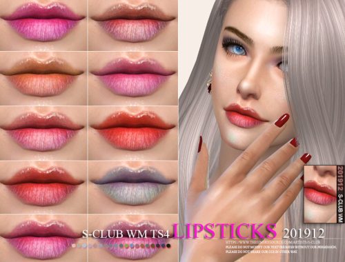 S-Club WM ts4 Lipstick 201912