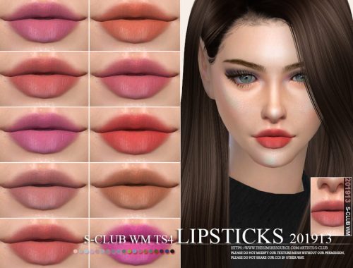 S-Club WM ts4 Lipstick 201913