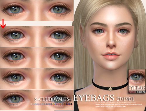 S-Club WM ts4 Skin Details Eyebags 201901