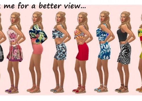 S4NEXUS ANKLE TIED SANDALS RECOLOR at Sims4Sue