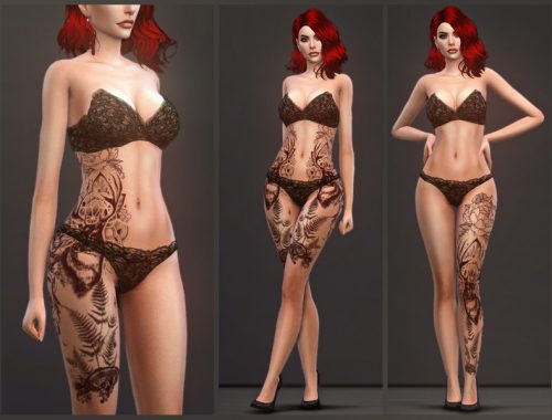 Sacred Deer tattoos