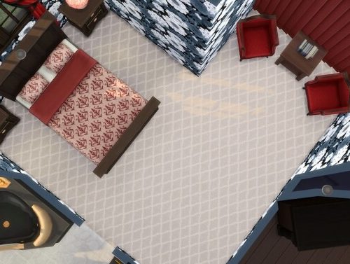 Sacred Diamond Grid Pattern Carpet by Wykkyd