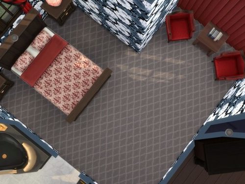 Sacred Diamond Grid Pattern Carpet by Wykkyd
