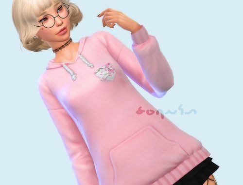 Sakura Pocket Hoodie