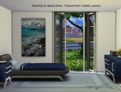 Sally Lennox paintings at Keyla Sims