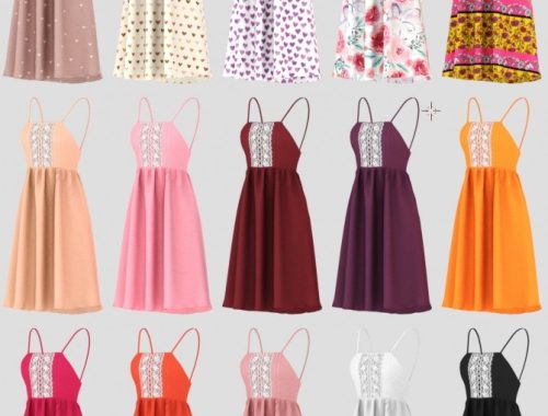 Samie dress and cardigan at Daisy Pixels